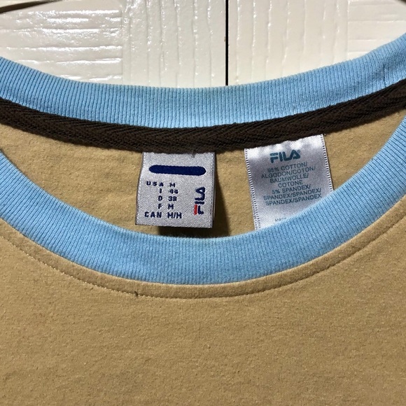 Fila Brown, Beige, Blue Short Sleeve - Picture 3 of 5